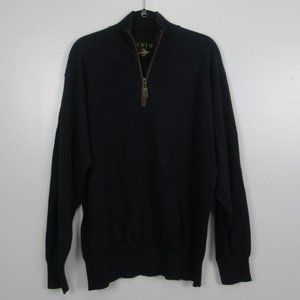 Orvis Merino Wool Quarter Zip Pull-Over Sweater